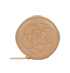 Chanel Camellia Coin Purse, &pound;250, Accessories, Beige, Leather, Front view